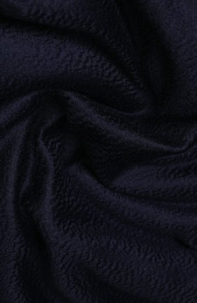 Кашемировый плед LORO PIANA темно-синего цвета, арт. FAA1158 | Фото 2 (Статус проверки: Проверена категория)