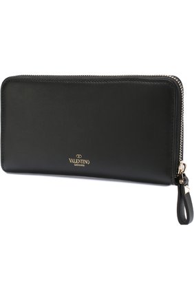Кожаный кошелек на молнии VLTN Valentino, черно-белого цвета, арт. QW2P0645/RCH в ЦУМ | Фото №2 Кожаный кошелек на молнии VLTN Valentino черно-белого цвета | Фото №2