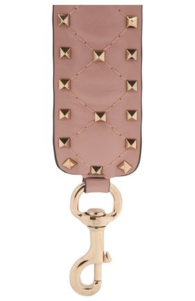 Женские кожаный ремень для сумки valentino garavani rockstud spike VALENTINO светло-розового цвета по цене 53400 руб., арт. QW1P0P37/NAP | Фото 2 Женские кожаный ремень для сумки valentino garavani rockstud spike VALENTINO светло-розового цвета, арт. QW1P0P37/NAP | Фото 2