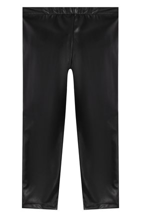 Детские леггинсы с лампасами Ermanno Scervino черного цвета, арт. 43 I LG02 ECP/4-8 в ЦУМ | Фото №2 Детские леггинсы с лампасами Ermanno Scervino черного цвета | Фото №2