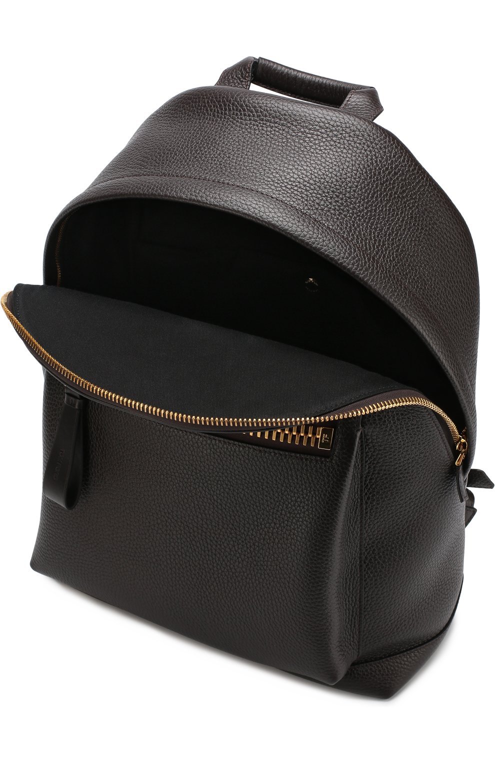 Мужской кожаный рюкзак TOM FORD темно-коричневого цвета по цене 195000 руб., арт. H0250T-CG8 | Фото 4 Мужской кожаный рюкзак TOM FORD темно-коричневого цвета, арт. H0250T-CG8 | Фото 4 (Материал: Натуральная кожа; Ремень/цепочка: На ремешке; Статус проверки: Проверено, Проверена категория)