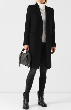 Женские кожаные ботинки valentino garavani rockstud rolling noir VALENTINO черного цвета по цене 87950 руб., арт. QW2S0307/NPF | Фото 2 Женские кожаные ботинки valentino garavani rockstud rolling noir VALENTINO черного цвета, арт. QW2S0307/NPF | Фото 2