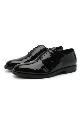 Мужские кожаные оксфорды GIORGIO ARMANI черного цвета по цене 48600 руб., арт. X2C597/XC882 | Фото 1 Мужские кожаные оксфорды GIORGIO ARMANI черного цвета, арт. X2C597/XC882 | Фото 1