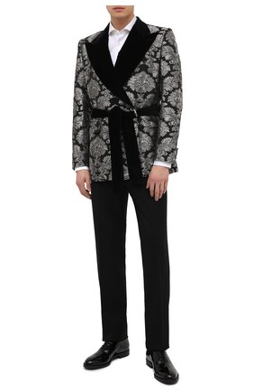 Мужские кожаные оксфорды GIORGIO ARMANI черного цвета по цене 48600 руб., арт. X2C597/XC882 | Фото 2 Мужские кожаные оксфорды GIORGIO ARMANI черного цвета, арт. X2C597/XC882 | Фото 2