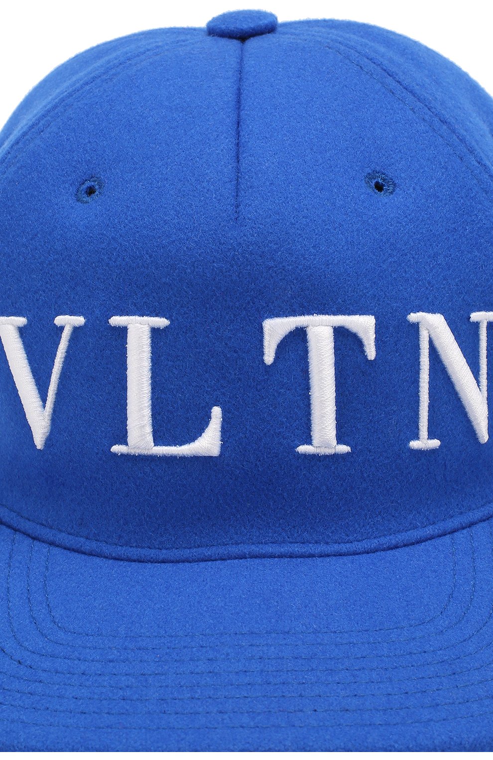 Шерстяная кепка VLTN Valentino, синего цвета, арт. QW2H0A11/PBJ в ЦУМ | Фото №3 Шерстяная кепка VLTN Valentino синего цвета | Фото №3