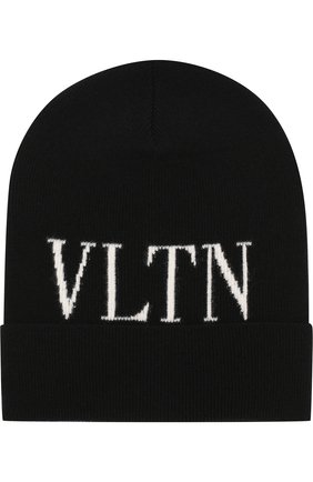 Шерстяная шапка VLTN | Фото №1 Шерстяная шапка VLTN | Фото №1