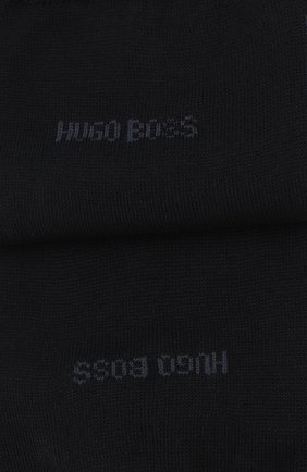 Мужские хлопковые носки BOSS темно-синего цвета по цене 1000 руб., арт. 50388433 | Фото 2 Мужские хлопковые носки BOSS темно-синего цвета, арт. 50388433 | Фото 2