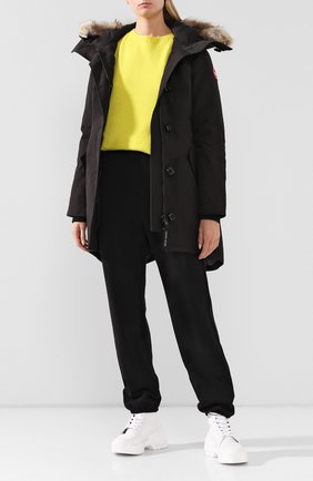 Женская парка rossclair CANADA GOOSE черного цвета по цене 87100 руб., арт. 2580L | Фото 2 Женская парка rossclair CANADA GOOSE черного цвета, арт. 2580L | Фото 2