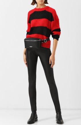 Женские кожаные леггинсы прямого кроя ZADIG&VOLTAIRE черного цвета по цене 59950 руб., арт. PWGCU1403F | Фото 2 Женские кожаные леггинсы прямого кроя ZADIG&VOLTAIRE черного цвета, арт. PWGCU1403F | Фото 2