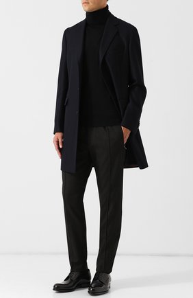 Мужской однотонная шерстяная водолазка ERMENEGILDO ZEGNA черного цвета по цене 56450 руб., арт. URM00/120 | Фото 2 Мужской однотонная шерстяная водолазка ERMENEGILDO ZEGNA черного цвета, арт. URM00/120 | Фото 2