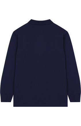 Детское хлопковое поло с длинными рукавами POLO RALPH LAUREN темно-синего цвета по цене 10850 руб., арт. 323714483 | Фото 2 Детское хлопковое поло с длинными рукавами POLO RALPH LAUREN темно-синего цвета, арт. 323714483 | Фото 2 (Материал внешний: Хлопок; Рукава: Длинные; Статус проверки: Проверено; Ростовка одежда: 13 - 15 лет | 158 см)