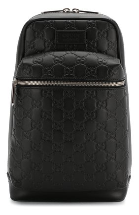 Кожаный рюкзак Gucci Signature | Фото №1 Кожаный рюкзак Gucci Signature | Фото №1