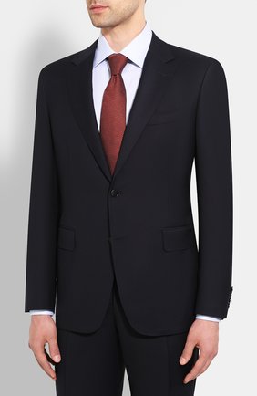 Мужской шерстяной костюм CANALI темно-синего цвета по цене 130500 руб., арт. 11280/10/AA00099 | Фото 2 Мужской шерстяной костюм CANALI темно-синего цвета, арт. 11280/10/AA00099 | Фото 2
