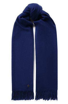 Женский кашемировый шарф stola opera LORO PIANA синего цвета, арт. FAA1608 | Фото 1 (Материал: Кашемир, Шерсть, Текстиль; Статус проверки: Проверено, Проверена категория)