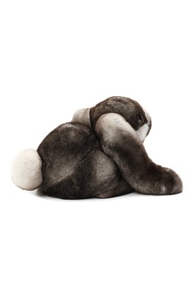 Мужского игрушка кролик с меховой отделкой LORO PIANA серого цвета по цене 243000 руб., арт. FAE1467 | Фото 3 Мужского игрушка кролик с меховой отделкой LORO PIANA серого цвета, арт. FAE1467 | Фото 3
