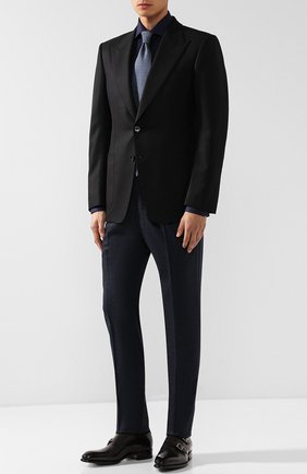 Мужской однобортный пиджак из шерсти TOM FORD черного цвета по цене 209000 руб., арт. 450R20/11HA40 | Фото 2 Мужской однобортный пиджак из шерсти TOM FORD черного цвета, арт. 450R20/11HA40 | Фото 2