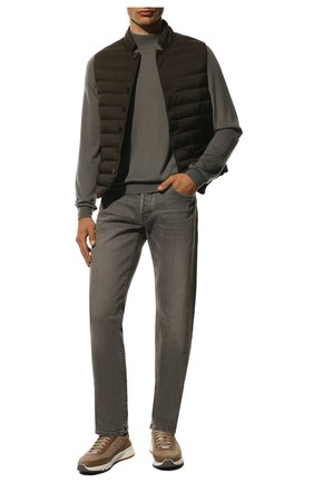 Мужской кашемировая водолазка GIORGIO ARMANI серого цвета по цене 96450 руб., арт. 6ZSM41/SM05Z | Фото 2 Мужской кашемировая водолазка GIORGIO ARMANI серого цвета, арт. 6ZSM41/SM05Z | Фото 2 (Материал внешний: Шерсть, Кашемир; Длина (для топов): Стандартные; Рукава: Длинные; Принт: Без принта; Мужское Кросс-КТ: Водолазка-одежда)