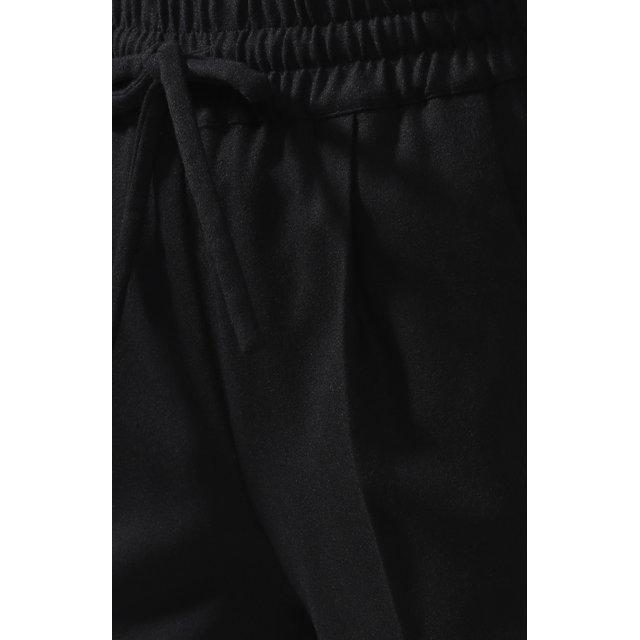 фото Укороченные брюки из смеси шерсти и кашемира с отворотами kiton