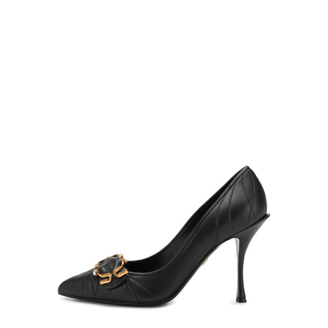 Кожаные туфли Devotion на шпильке Dolce&Gabbana 5316569