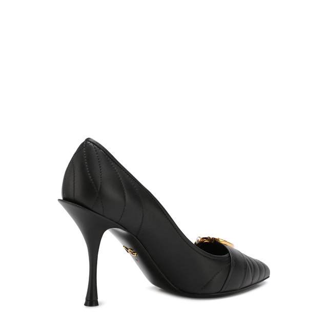 Кожаные туфли Devotion на шпильке Dolce&Gabbana 5316569