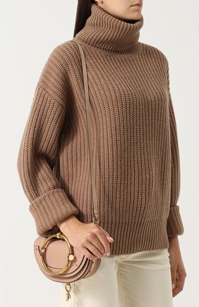 Женская сумка nile minaudière CHLOÉ светло-бежевого цвета по цене 94750 руб., арт. CHC17US302H5H | Фото 5 Женская сумка nile minaudière CHLOÉ светло-бежевого цвета, арт. CHC17US302H5H | Фото 5