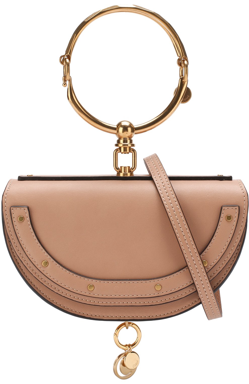 Женская сумка nile minaudière CHLOÉ светло-бежевого цвета по цене 94750 руб., арт. CHC17US302H5H | Фото 6 Женская сумка nile minaudière CHLOÉ светло-бежевого цвета, арт. CHC17US302H5H | Фото 6