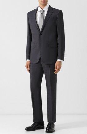 Мужская хлопковая сорочка с воротником кент ERMENEGILDO ZEGNA белого цвета по цене 19950 руб., арт. 404080/9HS0MT | Фото 2 Мужская хлопковая сорочка с воротником кент ERMENEGILDO ZEGNA белого цвета, арт. 404080/9HS0MT | Фото 2