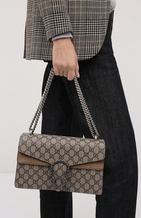 Женская сумка dionysus gg supreme small GUCCI бежевого цвета по цене 173600 руб., арт. 400249/KHNRN | Фото 2 Женская сумка dionysus gg supreme small GUCCI бежевого цвета, арт. 400249/KHNRN | Фото 2