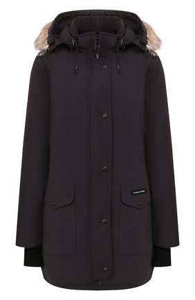 Женская парка trillium CANADA GOOSE темно-синего цвета по цене 106500 руб., арт. 6660L | Фото 1 Женская парка trillium CANADA GOOSE темно-синего цвета, арт. 6660L | Фото 1