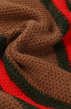 Детского шерстяное одеяло GUCCI бежевого цвета, арт. 522795/3K206 | Фото 2 (Материал: Шерсть, Текстиль)