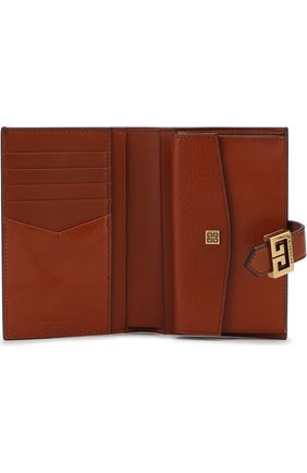 Женские кожаный кошелек gv3 GIVENCHY темно-коричневого цвета по цене 39500 руб., арт. BB601GB056 | Фото 3 Женские кожаный кошелек gv3 GIVENCHY темно-коричневого цвета, арт. BB601GB056 | Фото 3