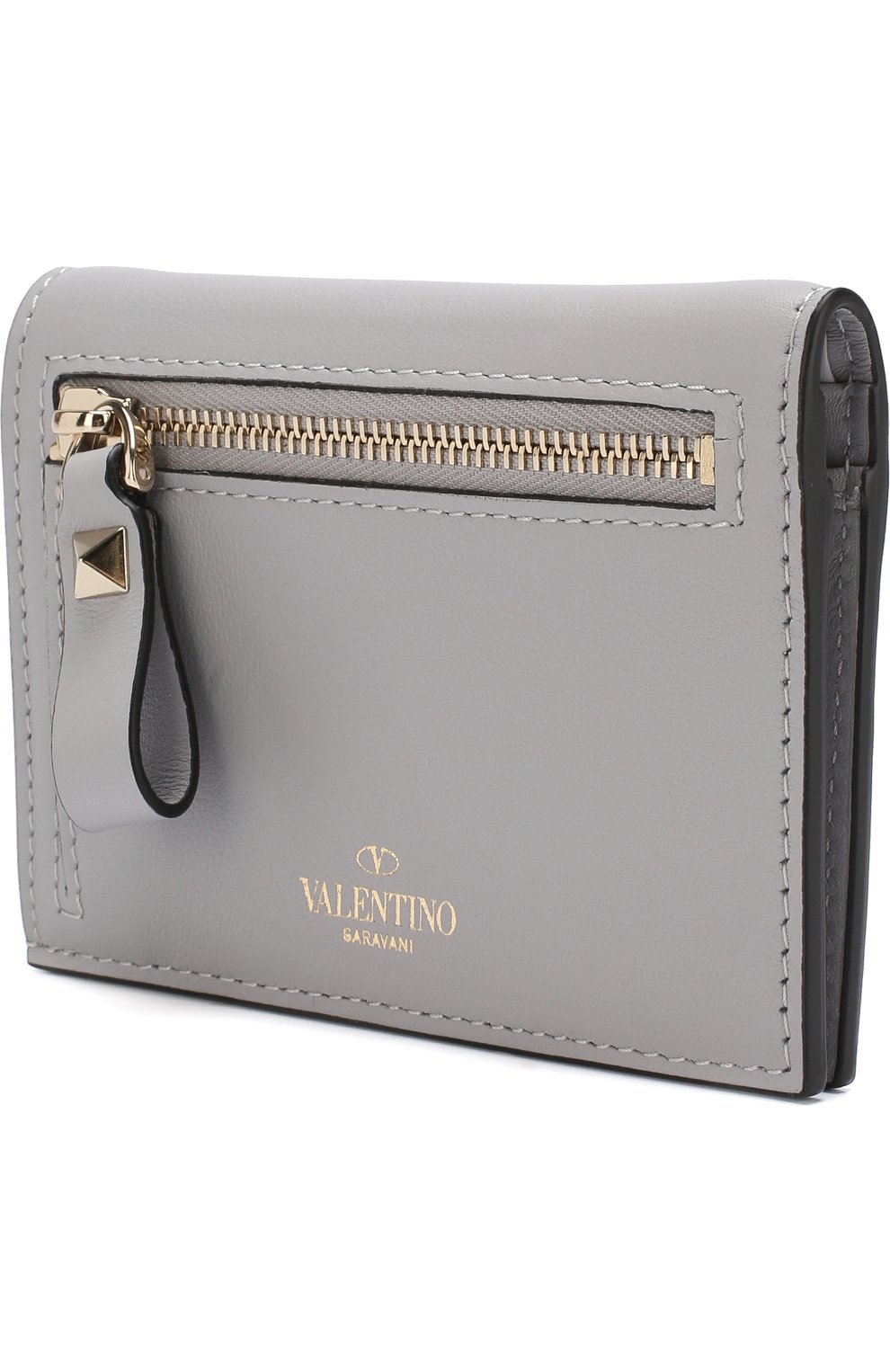Кожаный кошелек Valentino Garavani Rockstud | Фото №2 Кожаный кошелек Valentino Garavani Rockstud | Фото №2