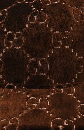 Бархатная кепка GG Gucci, коричневого цвета, арт. 527075/3HD87 в ЦУМ | Фото №3 Бархатная кепка GG Gucci коричневого цвета | Фото №3