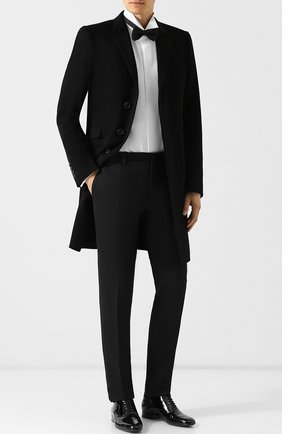 Мужской брюки прямого кроя DOLCE & GABBANA черного цвета по цене 43650 руб., арт. GYA5MT/FUCD4 | Фото 2 Мужской брюки прямого кроя DOLCE & GABBANA черного цвета, арт. GYA5MT/FUCD4 | Фото 2