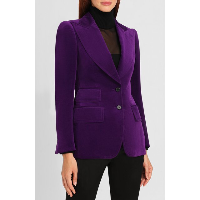 Фиолетовый пиджак женский