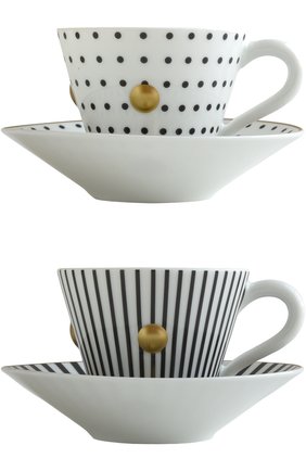 Мужского набор из 2-х чашек с блюдцами delphos&knossos BERNARDAUD синего цвета по цене 26250 руб., арт. 1777/22465 | Фото 1 Мужского набор из 2-х чашек с блюдцами delphos&knossos BERNARDAUD синего цвета, арт. 1777/22465 | Фото 1