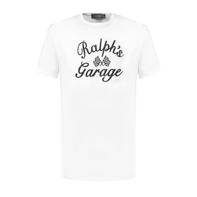 Хлопковая футболка с принтом Ralph Lauren 5527220