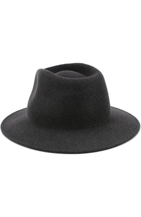 Мужская шерстяная шляпа GIORGIO ARMANI темно-серого цвета, арт. 747341/8A503 | Фото 2 (Материал: Шерсть, Текстиль)