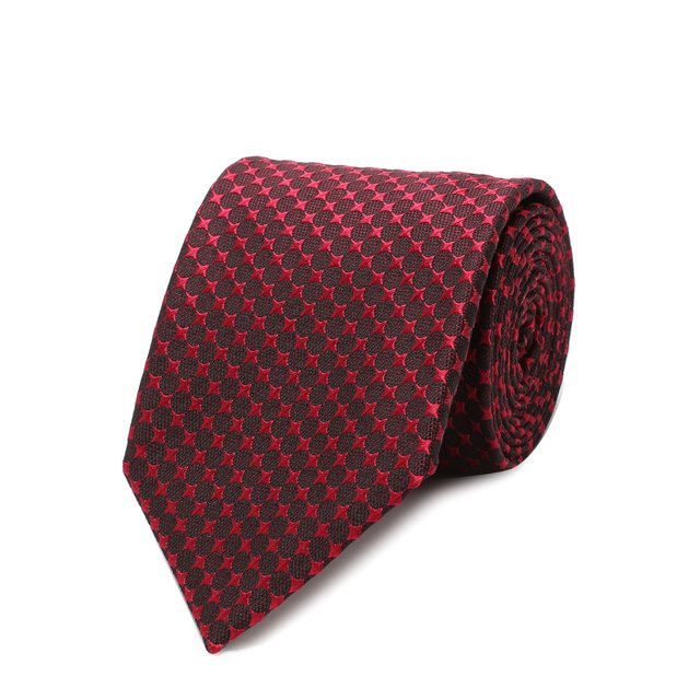 Шелковый галстук с узором Tom Ford 5553379
