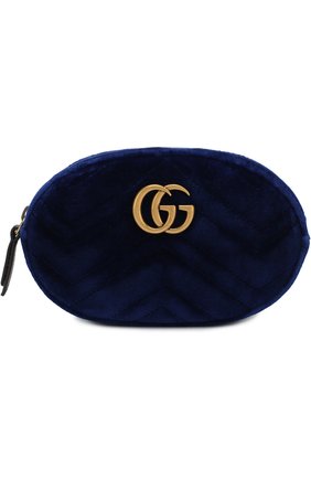 Поясная сумка GG Marmont из бархата | Фото №1 Поясная сумка GG Marmont из бархата | Фото №1