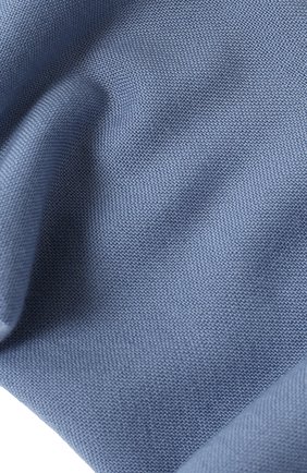 Мужской шерстяной шарф с необработанным краем LORO PIANA голубого цвета по цене 223500 руб., арт. FAI1134 | Фото 2 Мужской шерстяной шарф с необработанным краем LORO PIANA голубого цвета, арт. FAI1134 | Фото 2