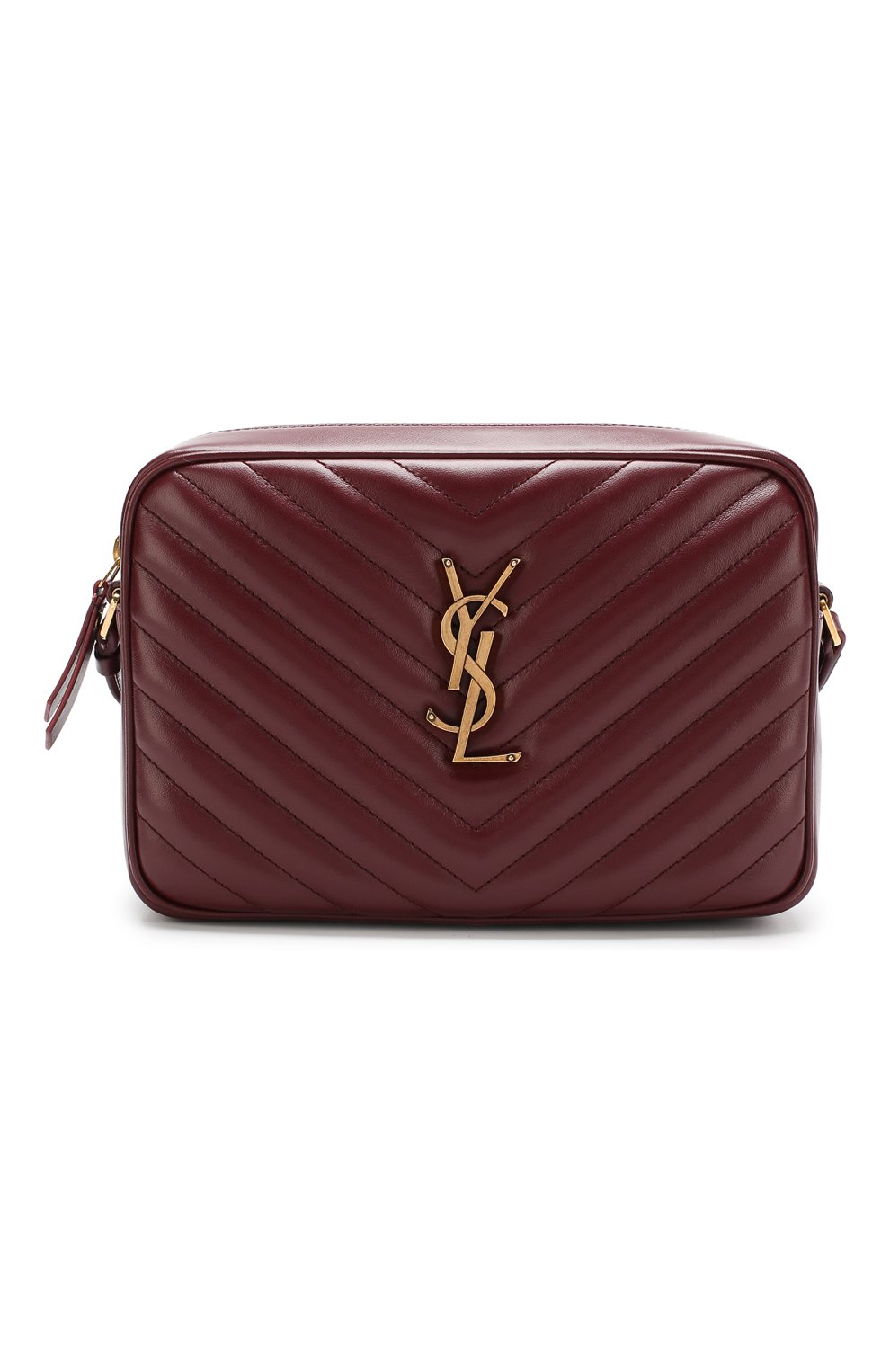 Женская сумка lou medium SAINT LAURENT бордового цвета, арт. 520534/DV707 | Фото 1