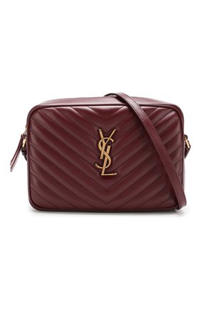 Женская сумка lou medium SAINT LAURENT бордового цвета по цене 79800 руб., арт. 520534/DV707 | Фото 5 Женская сумка lou medium SAINT LAURENT бордового цвета, арт. 520534/DV707 | Фото 5