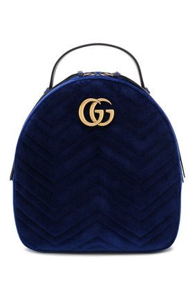 Рюкзак GG Marmont из бархата | Фото №1 Рюкзак GG Marmont из бархата | Фото №1