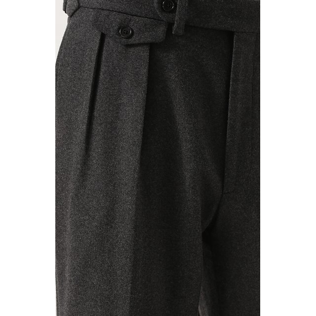 Шерстяные брюки прямого кроя Ralph Lauren 5609561