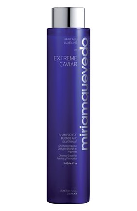 Шампунь для светлых и седых волос extreme caviar (250ml) MIRIAMQUEVEDO бесцветного цвета по цене 4620 руб., арт. 434 | Фото 1 Шампунь для светлых и седых волос extreme caviar (250ml) MIRIAMQUEVEDO бесцветного цвета, арт. 434 | Фото 1 (Статус проверки: Проверена категория)