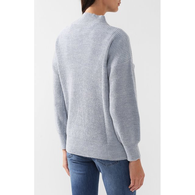 фото Вязаный пуловер с высоким воротником pietro brunelli
