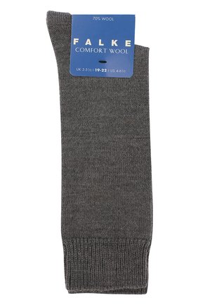Детские гольфы comfort wool FALKE серого цвета по цене 1190 руб., арт. 11488 | Фото 1 Детские гольфы comfort wool FALKE серого цвета, арт. 11488 | Фото 1