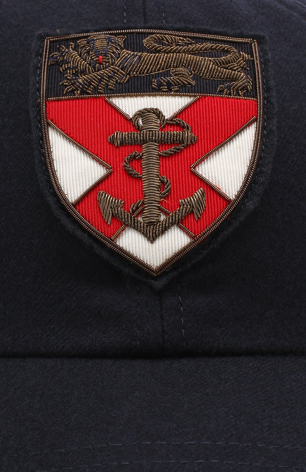 Мужской шерстяная бейсболка с нашивкой RALPH LAUREN темно-синего цвета по цене 17150 руб., арт. 790728202 | Фото 3 Мужской шерстяная бейсболка с нашивкой RALPH LAUREN темно-синего цвета, арт. 790728202 | Фото 3
