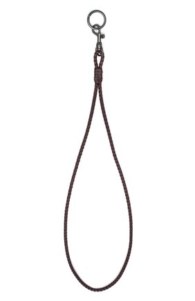 Женский бордовый кожаный брелок для ключей с плетением intrecciato Bottega Veneta, арт. 113540/V001N купить в ЦУМ | Фото №1 Кожаный брелок для ключей с плетением intrecciato Bottega Veneta бордовый | Фото №1